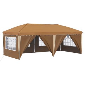 vidaXL Pr&iacute;stre&scaron;ok na p&aacute;rty 575 x 288 x 245 cm B&eacute;žov&aacute;
