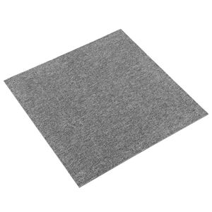 vidaXL Koberec 20 ks Siv&aacute; 50 x 50 cm 100% polypropyl&eacute;n