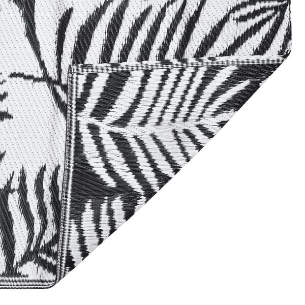 vidaXL Vonkajší koberec ARAKIL čierny 140x200 cm PP