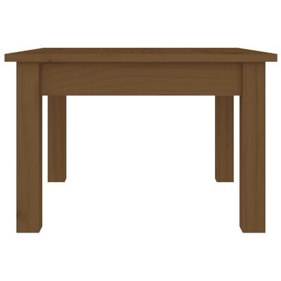 vidaXL Konferenčný stolík medovo-hnedý 45x45x30 cm borovicový masív