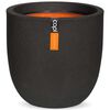 Capi Kvetin&aacute;č v tvare vajca Urban Smooth 35x34 cm čierny KBL932