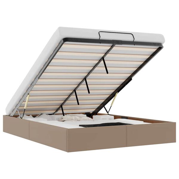 vidaXL Osmansk&yacute; r&aacute;m postele bez matraca kapuč&iacute;nov&yacute; 140x200 cm