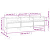 vidaXL TV skrinka biela 150x30x44,5 cm spracované drevo