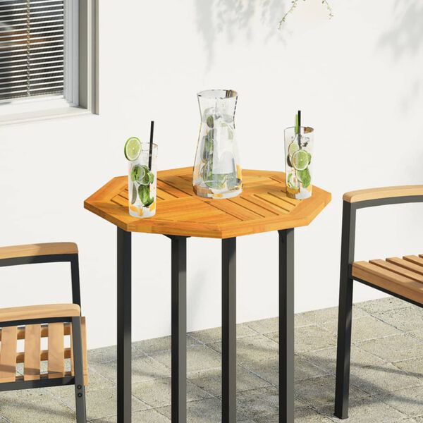 vidaXL Stolová doska 60x60x2 cm osemuholník masívna akácia