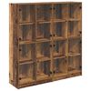 vidaXL Highboard 2 ks Star&eacute; drevo 68 x 37 x 142 cm Kompozitn&eacute; drevo