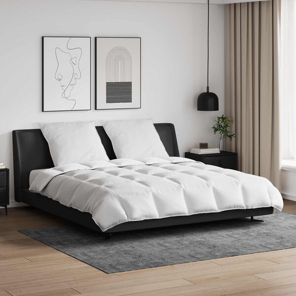 vidaXL Sada prikr&yacute;vok s vank&uacute;&scaron;om 3 pcs Biela Husacia perie