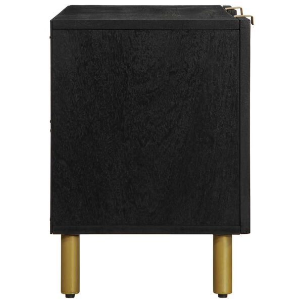 vidaXL TV skrinka, čierna 105x33x46 cm, kompozitn&eacute; drevo