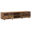 vidaXL Zostava TV skriniek so z&aacute;suvkou Star&eacute; drevo Kompozitn&eacute; drevo