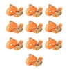 vidaXL Up&iacute;nacie popruhy s račňou 10 ks, 0,4 tony, 6mx25mm, oranžov&eacute;