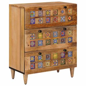 vidaXL Serv&iacute;rovacia skriňa Pr&iacute;rodn&aacute; 60 x 33 x 75 cm