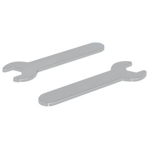 vidaXL Spanner 2 pcs Strieborn&aacute; 10 mm Železo