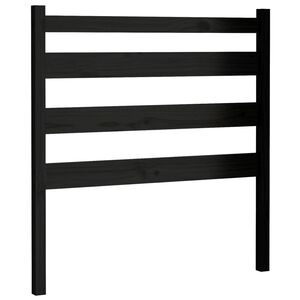 vidaXL Čelo postele čierne 96x4x100 cm mas&iacute;vna borovica