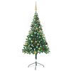 vidaXL Osvetlen&yacute; umel&yacute; vianočn&yacute; stromček+gule 150 cm, 380 vetvičiek