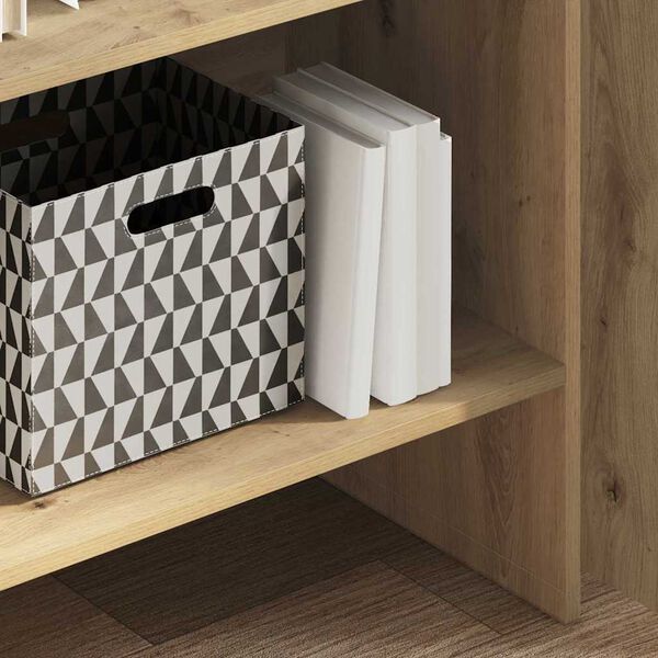 vidaXL Knižnica Remeseln&yacute; dub 60 x 35 x 180 cm Kompozitn&eacute; drevo