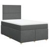 vidaXL Boxspring posteľ s matracom tmavosivý 120x200 cm látka