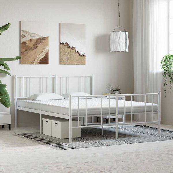 vidaXL Penový matrac biely 160x210 cm 7 zón tvrdosť 20 ILD