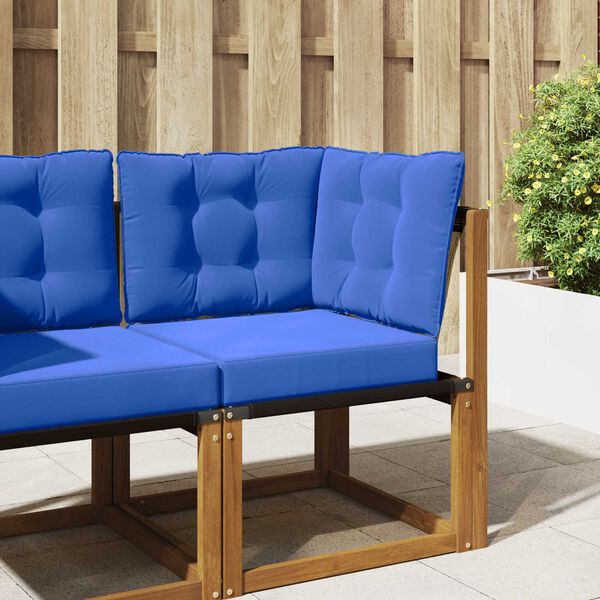 vidaXL Vank&uacute;&scaron; na vonkaj&scaron;iu pohovku 3 pcs Tyrkysov&aacute; Polyester