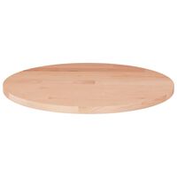 vidaXL Okrúhla stolová doska Ø30x1,5 cm neošetrený dubový masív