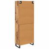 vidaXL Highboard 2 pcs Star&eacute; drevo 69,5 x 34 x 180 cm
