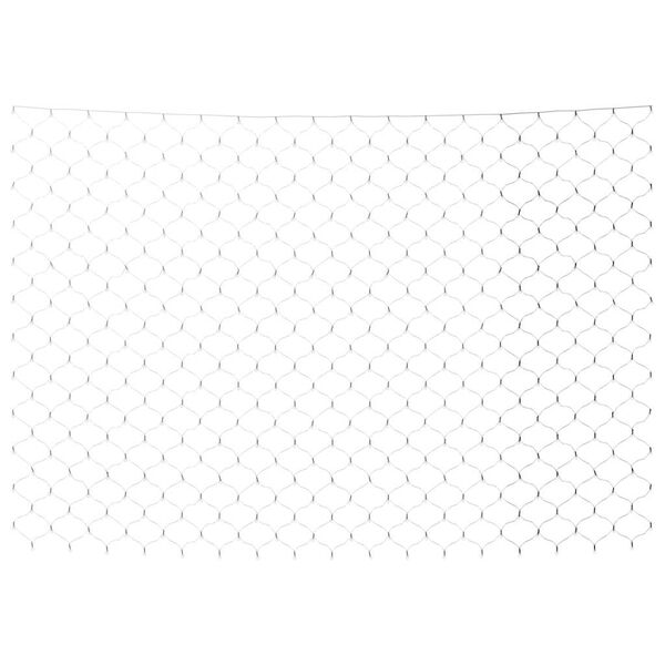 vidaXL Vianočn&aacute; sveteln&aacute; sieť biela 4x4 m 544 LED interi&eacute;r exteri&eacute;r