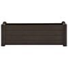 vidaXL Vyvýšený záhradný záhon PP kávový 100x43x35 cm