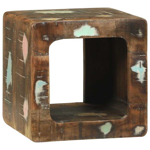 vidaXL TV jednotky s poličkou 2 pcs Viacfarebný Masívne obnovené drevo