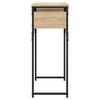 vidaXL Konzolový stolík s policou dub sonoma 75x30x75cm kompoz. drevo