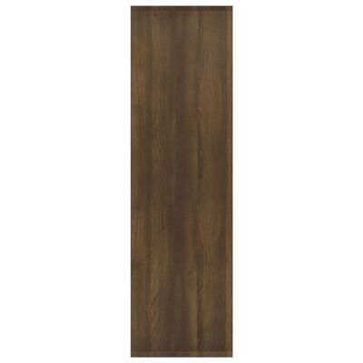 vidaXL Knižnica/deliaca stena, hnedá,dub 60x30x103cm, kompozitné drevo