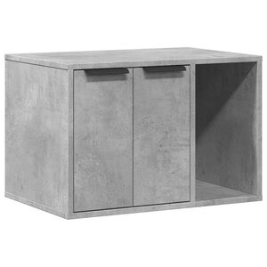 vidaXL Uzavret&yacute; box na stelivo, bet&oacute;nov&yacute; 60x40x40 cm, kompozitn&eacute; drevo