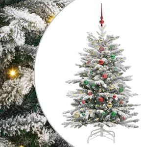 vidaXL Umel&yacute; Skl&aacute;pac&iacute; Vianočn&yacute; Stromček Biela 150 cm PE a PVC