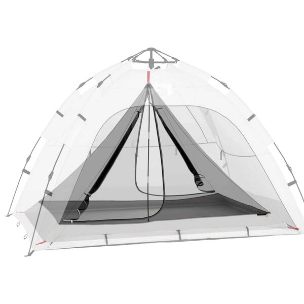 vidaXL Vnútorný stan Čierna 240 x 160 x 133 cm Sieťovina