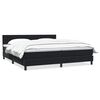 vidaXL Posteľn&yacute; r&aacute;m boxspring s matracom čierny 180x210 cm zamat
