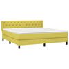 vidaXL Boxspring posteľ s matracom zelen&aacute; 160x200 cm l&aacute;tka