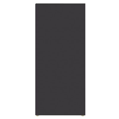 vidaXL Príručná skrinka, sivá 97x32x72 cm, kompozitné drevo