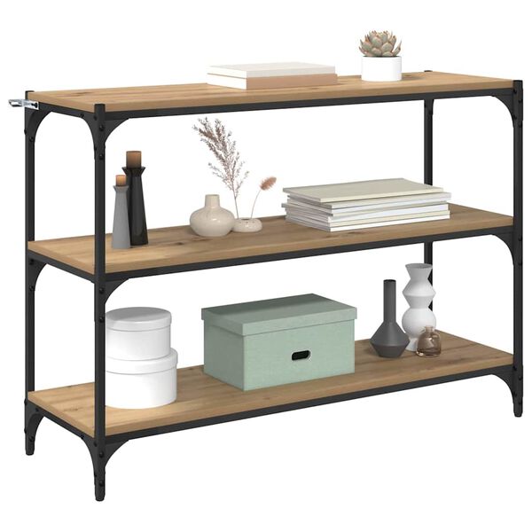 vidaXL Knižnica dub artisan 100 x 33 x 70,5 cm