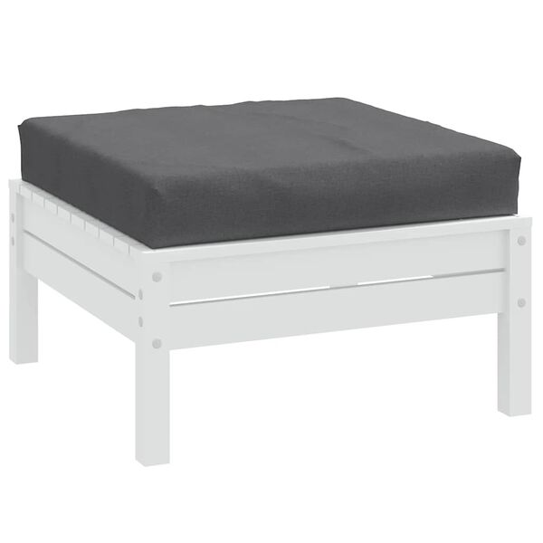 vidaXL Vankúš na paletový nábytok antracitová melanž 60x60x9,5 cm látka