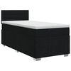 vidaXL Posteľ boxspring s matracom Čierna 90 x 190 cm L&aacute;tka
