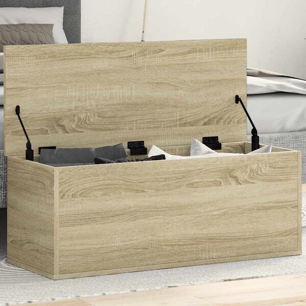 vidaXL Úložný box dub sonoma 90x35x35 cm spracované drevo