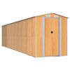 vidaXL Z&aacute;hradn&aacute; k&ocirc;lňa bledohned&aacute; 192x855x223 cm pozinkovan&aacute; oceľ