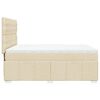 vidaXL Posteľn&yacute; r&aacute;m boxspring s matracom kr&eacute;mov&yacute; 140x200 cm l&aacute;tka