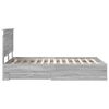vidaXL R&aacute;m postele Siv&yacute; Sonoma 120 x 200 cm Kompozitn&eacute; drevo
