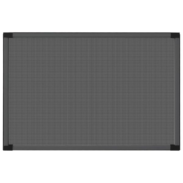 vidaXL V&yacute;suvn&aacute; okenn&aacute; sieťka proti hmyzu antracitov&aacute; (100-193)x75 cm