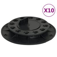 vidaXL Nastaviteľné nožičky pre podlahu 10 ks 20-30 mm
