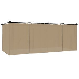 vidaXL Alt&aacute;nok so z&aacute;vesmi sivohned&yacute; 6x3 m oceľ