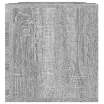vidaXL Úložný box na vinyly, sivá sonoma 71x34x36 cm, kompozitné drevo