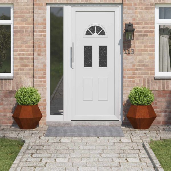 vidaXL Hrant&iacute;k 2 pcs Hrdzav&yacute; 50 x 50 x 40 cm