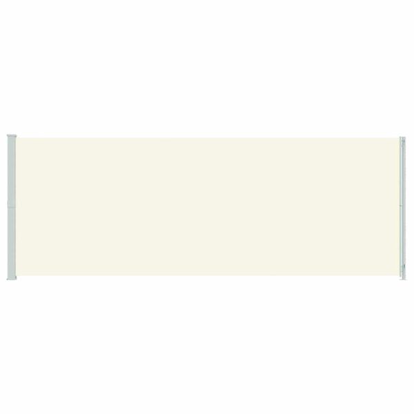 vidaXL Zaťahovacia bočn&aacute; mark&iacute;za na terasu 220x600 cm kr&eacute;mov&aacute;