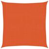 vidaXL Tieniaca plachta 160 g/m&sup2; oranžov&aacute; 2x2 m HDPE