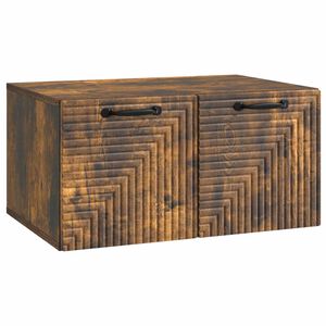 vidaXL N&aacute;stenn&aacute; TV skrinka N&aacute;stenn&yacute; Dymov&yacute; dub 59,5 x 41 x 30 cm