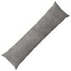 vidaXL Podložka HEERLEN Svetlosiv&aacute; 40 x 145 cm Mikrovl&aacute;kno fleece